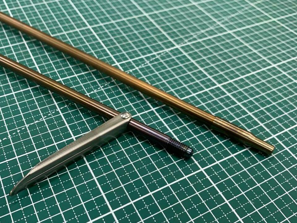 Гарпун цельный с резьбой под баек для ружей Пеленгас Магнум